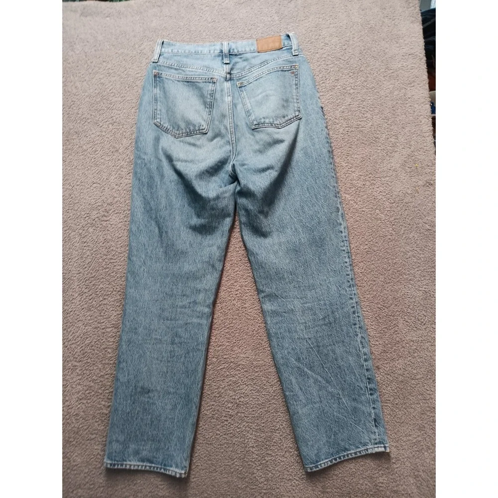 Madewell Perfect Vintage Straight Jeans Women 27 Light‎ Wash Denim